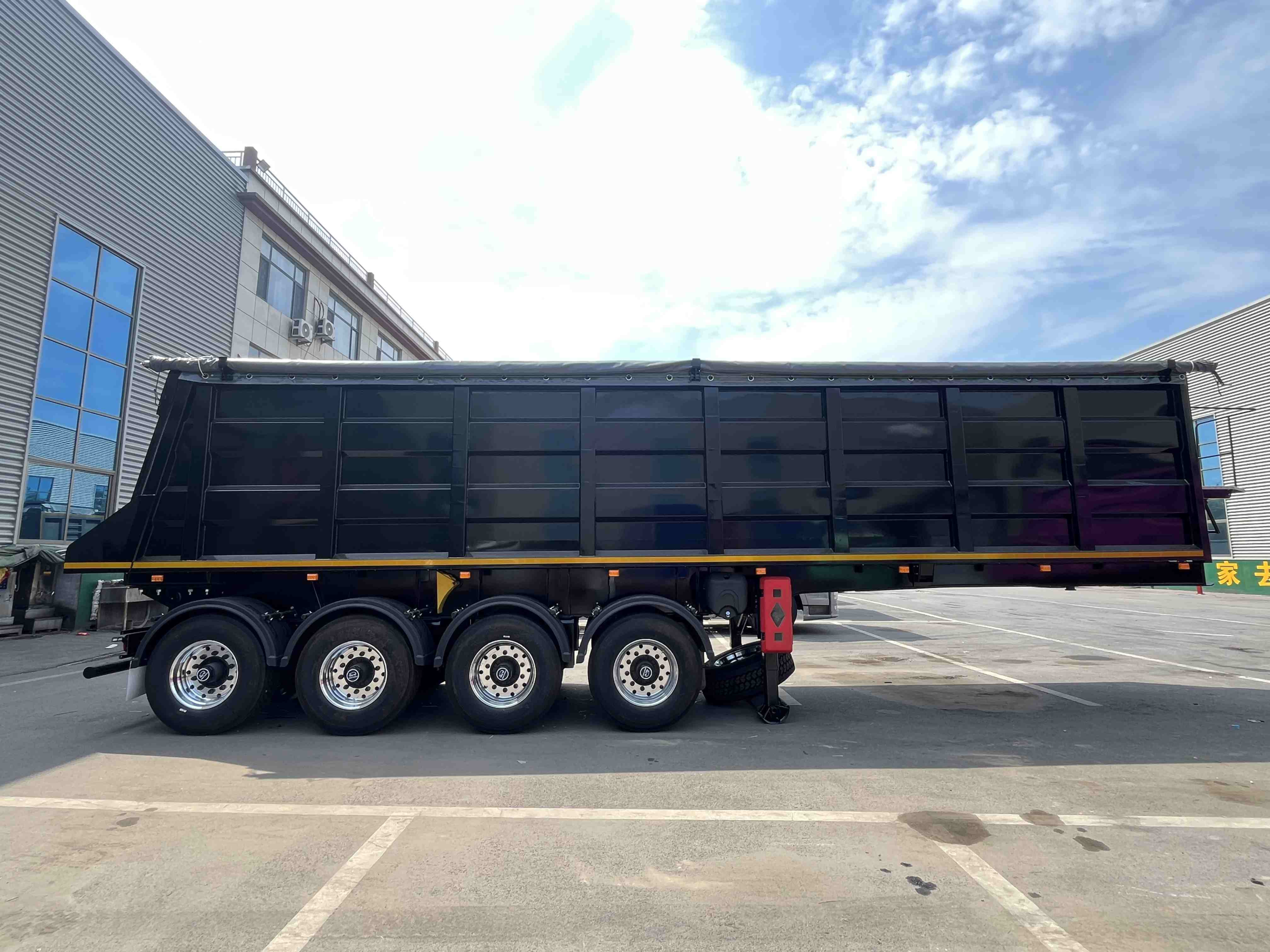 rear-dump tipper semi trailer